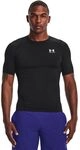 Under Armour Trainingsshirt "UA HG ARMOUR COMP SS" Rundhalsausschnitt, leichtes