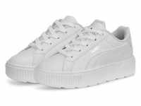 Sneaker PUMA "Karmen L Sneakers Mädchen" Gr. 33, weiß (white) Kinder Schuhe...