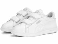 Sneaker PUMA "Smash 3.0 Leather Sneakers Jugendliche" Gr. 28, weiß (white cool light