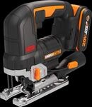 Worx Akku-Stichs&auml;ge "NITRO WX542" Brushless-Motor, mit Absaug-Adapter, inkl. Akku &