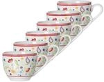 Ritzenhoff & Breker Espressotasse "Espressotassen Shanti 80 ml 6er Set bunt"