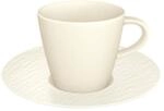 Villeroy & Boch Tasse "Espressotasse mit Untertasse Manufacture Rock 60 ml / &oslash; 12,1