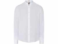 Langarmshirt BOSS ORANGE Gr. XXL, weiß (white100) Herren Shirts Langarm mit dezenter