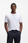 BOSS T-Shirt "Tiburt" mit Jacquard-Struktur, regular fit