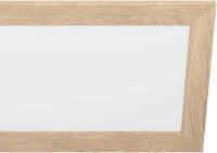 EGLO Deckenleuchte "PIGLIONASSO", wei&szlig; (holz hell), H: 5,5cm, 1 Stk., Leuchten,
