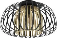EGLO Deckenleuchte "ENCINITOS Deckenlampe, Stahl, E27, IP20, Esstischlampe, Vintage,