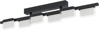 EGLO Deckenleuchte "ERVIDEL", schwarz, H: 16cm, 1 Stk., Leuchten, Deckenleuchte in
