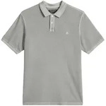 Poloshirt MARC O'POLO "aus Bio-Baumwolle", Herren, Gr. S, grau (griffin),