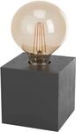 EGLO Tischleuchte "PRESTWICK 2", schwarz (anthrazit), H: 9,5cm, 1 Stk., Leuchten,