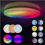 N&Auml;VE LED Deckenleuchte "Rainbow", bunt, 1, &Oslash; 58cm H: 6,5cm, 1 Stk., Leuchten,