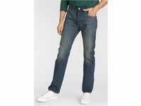 Straight-Jeans LEVI'S "501 ORIGINAL" Gr. 32, Länge 32, blau (med indigo) Herren