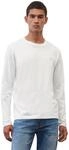 Marc OPolo Langarmshirt mit dezentem Logo-Print vorne