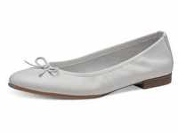 Ballerina TAMARIS Gr. 40 (6,5), weiß Damen Schuhe Ballerinas Flats, Slipper,