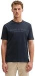T-Shirt MARC O'POLO "aus Organic Cotton", Herren, Gr. M, blau (schwarz navy),