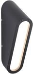 Paulmann LED Au&szlig;en-Wandleuchte "Cliff IP44 64x116mm 3000K 9,5W 300lm 230V Anthrazit