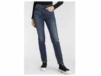 Straight-Jeans LEVI'S "724 High Rise Straight" Gr. 30, Länge 30, blau (dark...