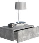 VCM Nachttisch "Holz Wandschublade Wand H&auml;nge Nachttisch Usal M45" 1 Stk. tlg.