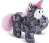 Kuscheltier NICI "Theodor & Friends, Einhorn Diamond Dust, 32 cm", grau (grau, pink),