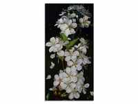Glasbild ARTLAND "Baumblüte" Bilder Gr. B/H: 30 cm x 60 cm, Glasbild Blumen