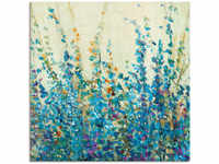 Wandbild ARTLAND "Blautöne II" Bilder Gr. B/H: 50 cm x 50 cm, Leinwandbild