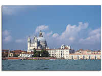Artland Leinwandbild "Blick auf historische Gebäude Venedig II", Venedig, (1...