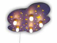 Deckenleuchte NIERMANN "Nachthimmel" Lampen Gr. Höhe: 7 cm, bunt Kinder Kinderlampe
