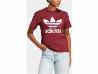 T-Shirt ADIDAS ORIGINALS "ADICOLOR CLASSICS TREFOIL" Gr. XS, rot (shadow red)...