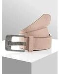 Lederg&uuml;rtel TOM TAILOR "TTLUCY", Damen, Gr. 80, grau (taupe), Materialmix,...