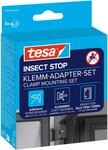 tesa Insektenschutz-T&uuml;r "Klemm-Adapter-Set - T&uuml;r-Klemme, Montage KIT" Packung,