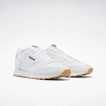 Sneaker REEBOK CLASSIC "GLIDE", Damen, Gr. 41, wei&szlig; (wei&szlig;, gum), Leder, Synthetik,