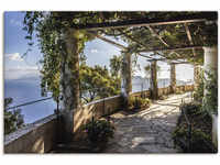 Artland Wandbild "Garten der Villa San Michele auf Capri", Gebäude, (1 St.),...