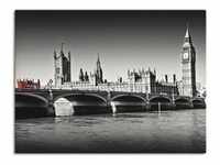 Leinwandbild ARTLAND "Houses of Parliament & Themse" Bilder Gr. B/H: 120 cm x...