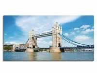 Wandbild ARTLAND "London Tower Bridge" Bilder Gr. B/H: 100 cm x 50 cm,...
