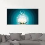 Artland Glasbild "Magie der Lotus-Blume" Blumen 1 Stk. tlg.