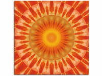 Wandbild ARTLAND "Mandala Sonnenuntergang" Bilder Gr. B/H: 70 cm x 70 cm,