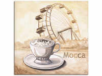 Artland Wandbild "Mocca in Wien", Kaffee Bilder, (1 St.), als Leinwandbild,