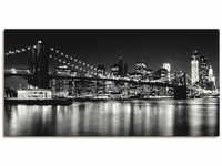 Artland Wandbild "Nächtliche Skyline Manhattan I", Amerika, (1 St.)