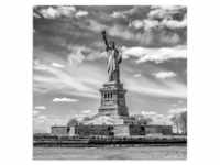 Glasbild ARTLAND "New York City Freiheitsstatue" Bilder Gr. B/H: 50 cm x 50 cm,