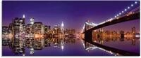 Artland Glasbild "New York Skyline" Amerika 1 Stk. tlg. in verschiedenen Gr&ouml;&szlig;en