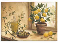 Artland Wandbild "Oliven und Zitronen", Arrangements, (1 St.)