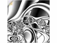 Artland Wandbild "Silberne Kette", Muster, (1 St.), als Alubild, Outdoorbild,