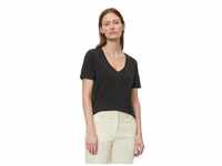 T-Shirt MARC O'POLO "aus Organic Cotton" Gr. XL, schwarz Damen Shirts V-Shirts