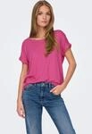 ONLY T-Shirt "ONLMOSTER &ndash; Kurzarmshirt mit Aufschlag und klassischem Look"