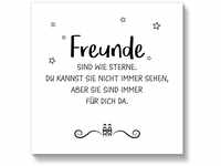 Artland Holzbild "Freunde II", Sprüche & Texte, (1 St.)