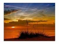 Glasbild ARTLAND "Herrlicher Sonnenuntergang" Bilder Gr. B/H: 60 cm x 45 cm,...