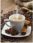 Artland Glasbild "Kaffeetasse Leinensack mit Kaffeebohnen" Getr&auml;nke 1 Stk....