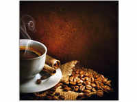 Artland Glasbild "Kaffee", Getränke, (1 St.), in verschiedenen Größen