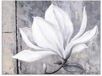 Glasbild ARTLAND "Klassische Magnolie" Bilder Gr. B/H: 60 cm x 30 cm, Blumen, 1...