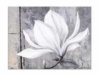 Glasbild ARTLAND "Klassische Magnolie" Bilder Gr. B/H: 60 cm x 45 cm, Blumen, 1...