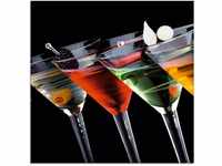 Artland Glasbild "Klassische Martini - Cocktail", Getränke, (1 St.), in